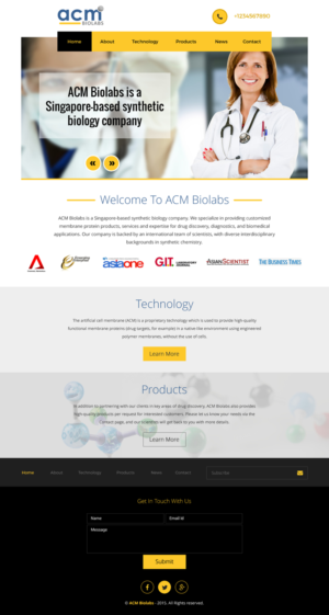 Web Design by rightway for ACM Biolabs Pte Ltd. | Design: #8433742