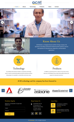Web Design by rightway for ACM Biolabs Pte Ltd. | Design: #8433799
