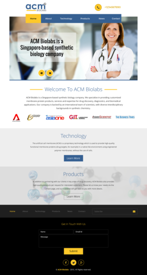 Web Design by rightway for ACM Biolabs Pte Ltd. | Design: #8433814