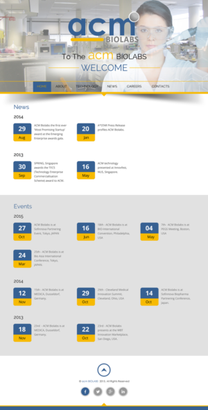 Web Design by rightway for ACM Biolabs Pte Ltd. | Design: #8535834