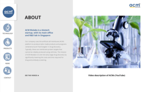 Web Design by dii for ACM Biolabs Pte Ltd. | Design: #8477405