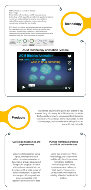 Web Design by dii for ACM Biolabs Pte Ltd. | Design: #8477439