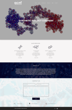 Web Design by dii for ACM Biolabs Pte Ltd. | Design: #8477458