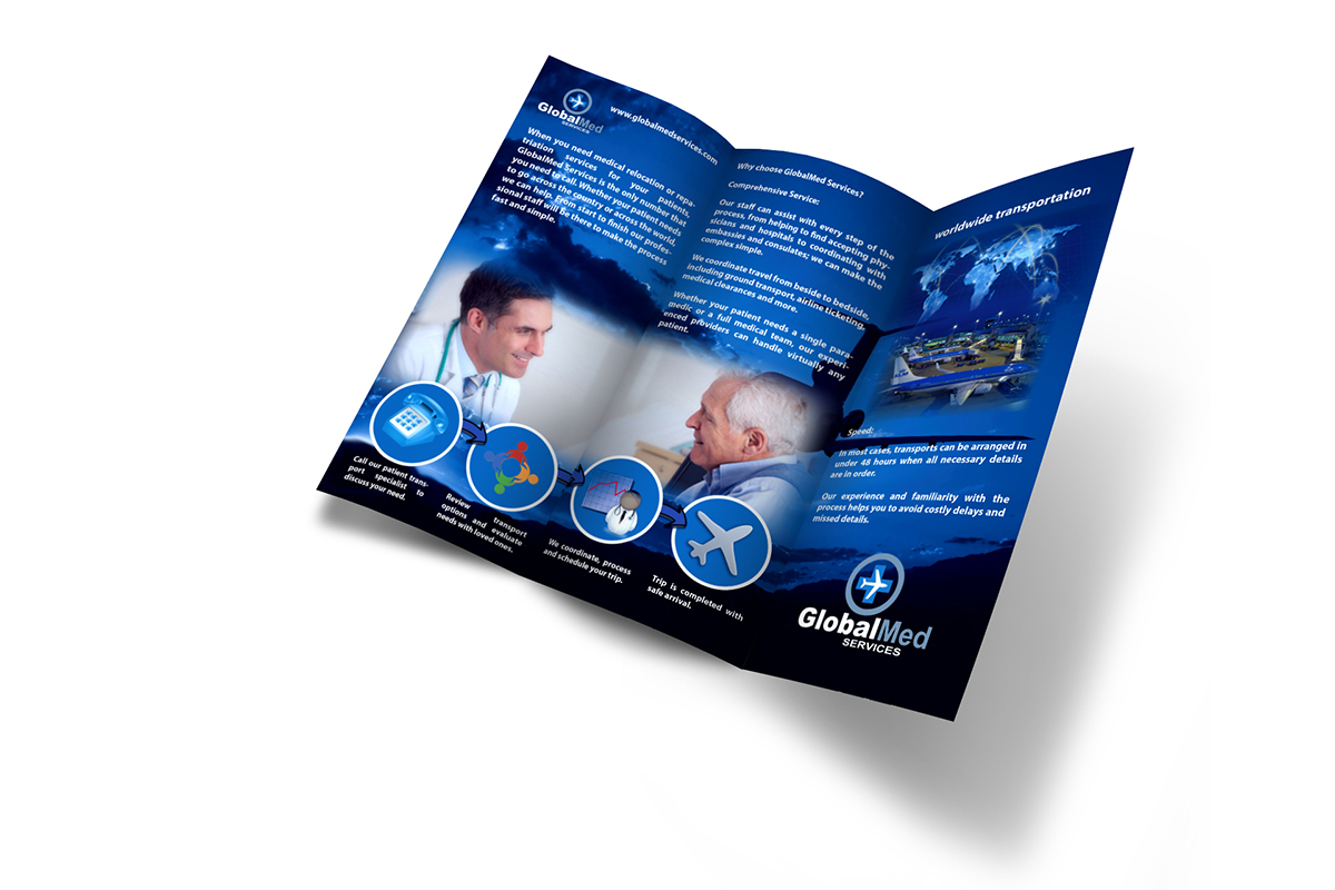 Brochure Design by Dusan for GlobalMed Services LLC | Design #1987627