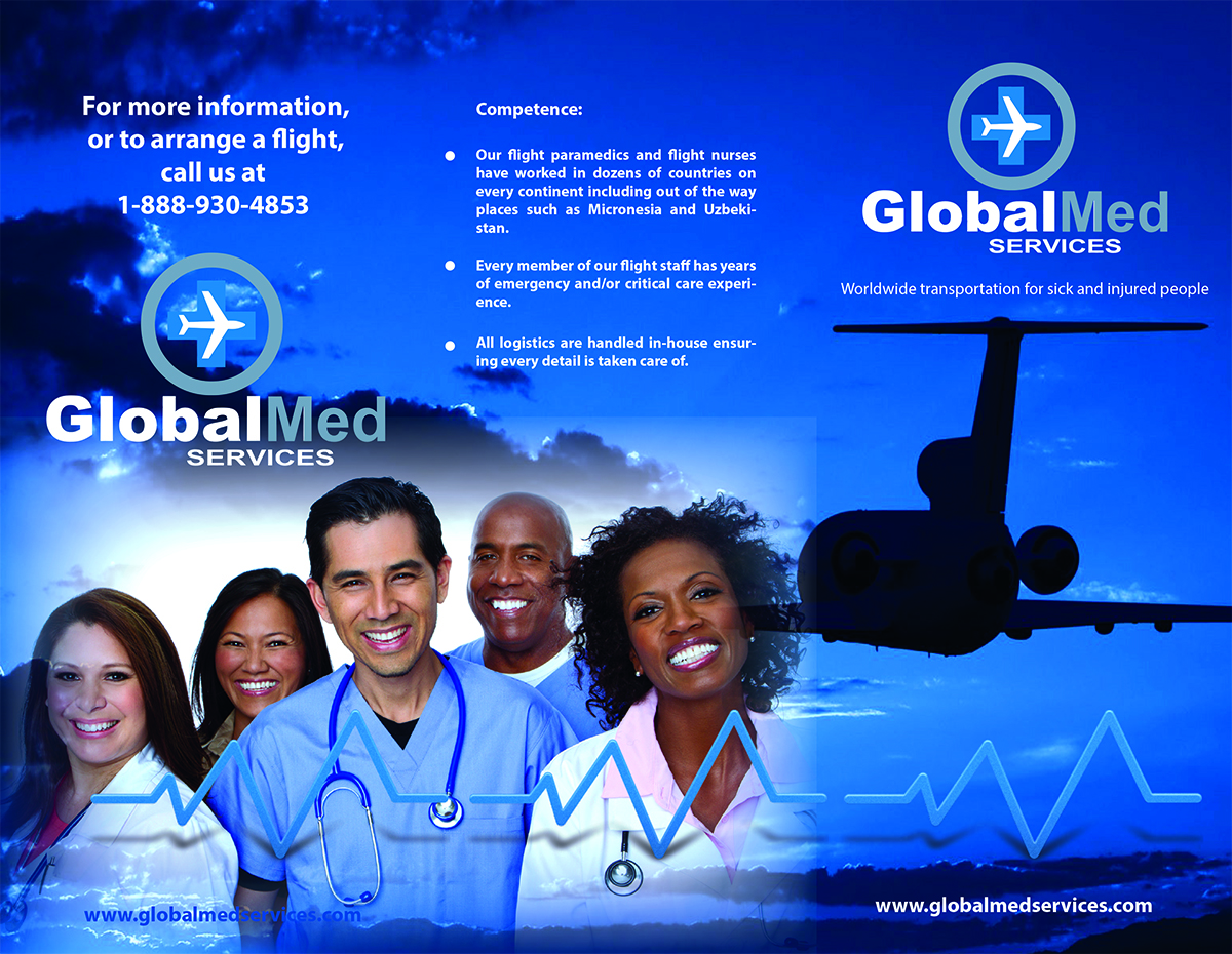 Diseño de Brochure por Dusan para GlobalMed Services LLC | Diseño #1988300