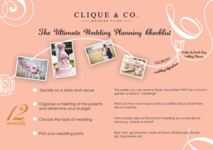 Here comes the bride/guide. Wedding planning checklist design | Broschüren-Design von Hania.tarabishy