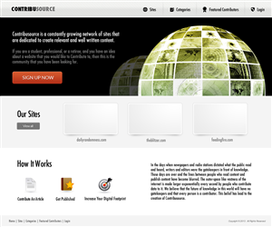 Web Design par an3 pour Contribusource | Design #2011828