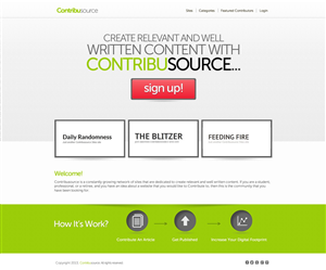 Web Design par TechWise pour Contribusource | Design #1993702