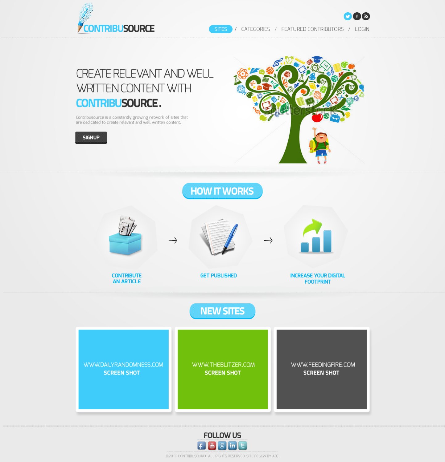 Web Design par TechWise pour Contribusource | Design #2003886
