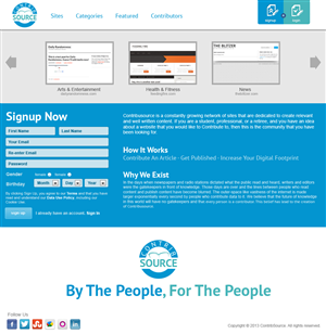 Diseño Web por jeckx2 para Contribusource | Diseño: #2006018