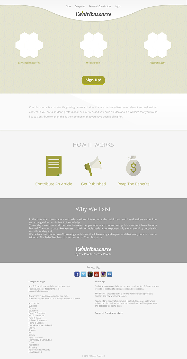 Web Design by studio-sfp.com for Contribusource | Design #1980107