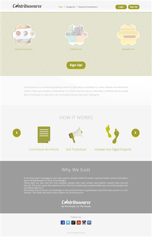 Contribusource Web Design Project | Web Design par studio-sfp.com