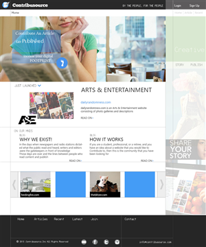 Web Design par vondon pour Contribusource | Design #2004512