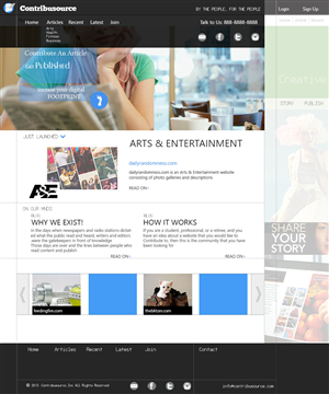 Diseño Web por vondon para Contribusource | Diseño: #2004514