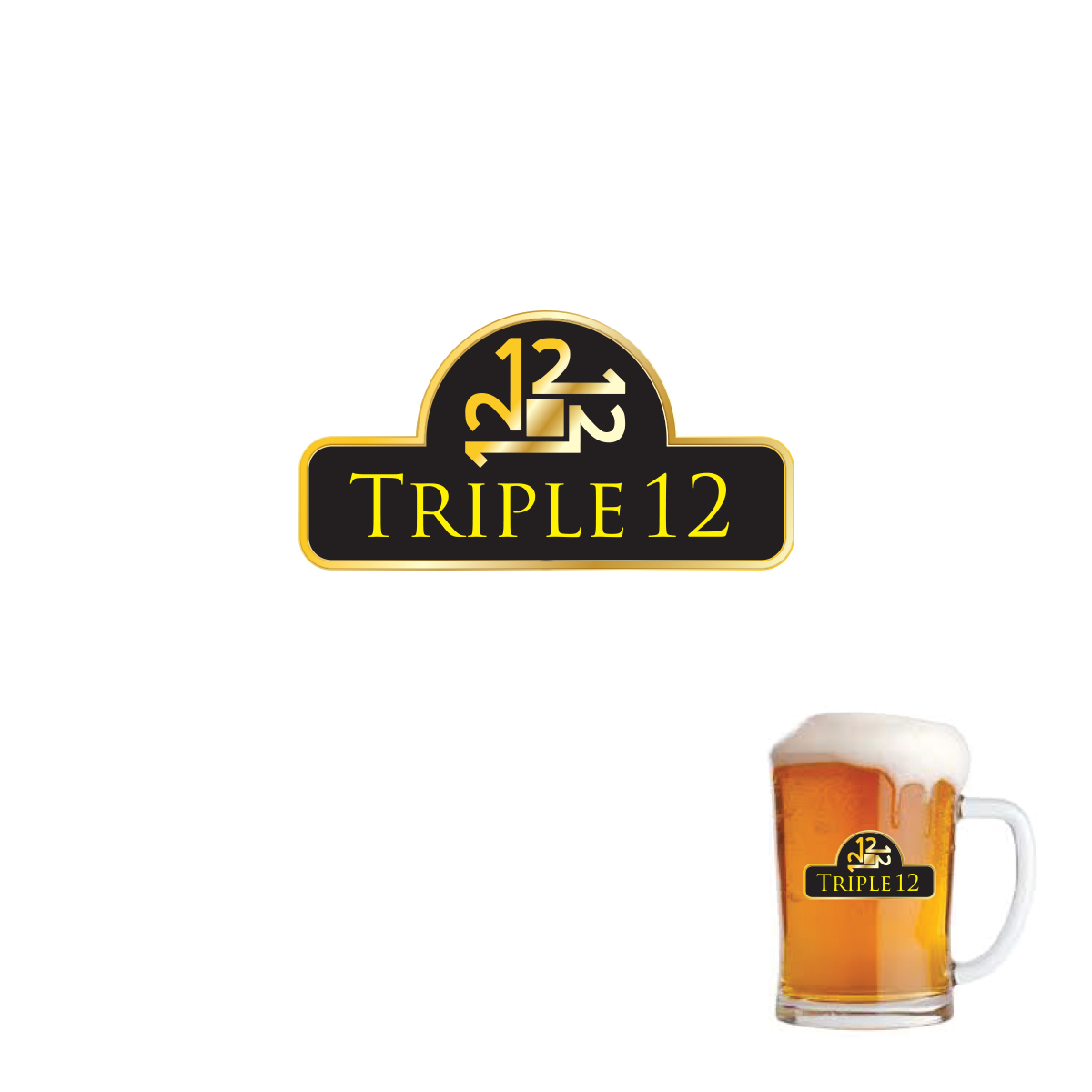 Logo Design by Storm for Triple 12 Brewing | Design #1970789