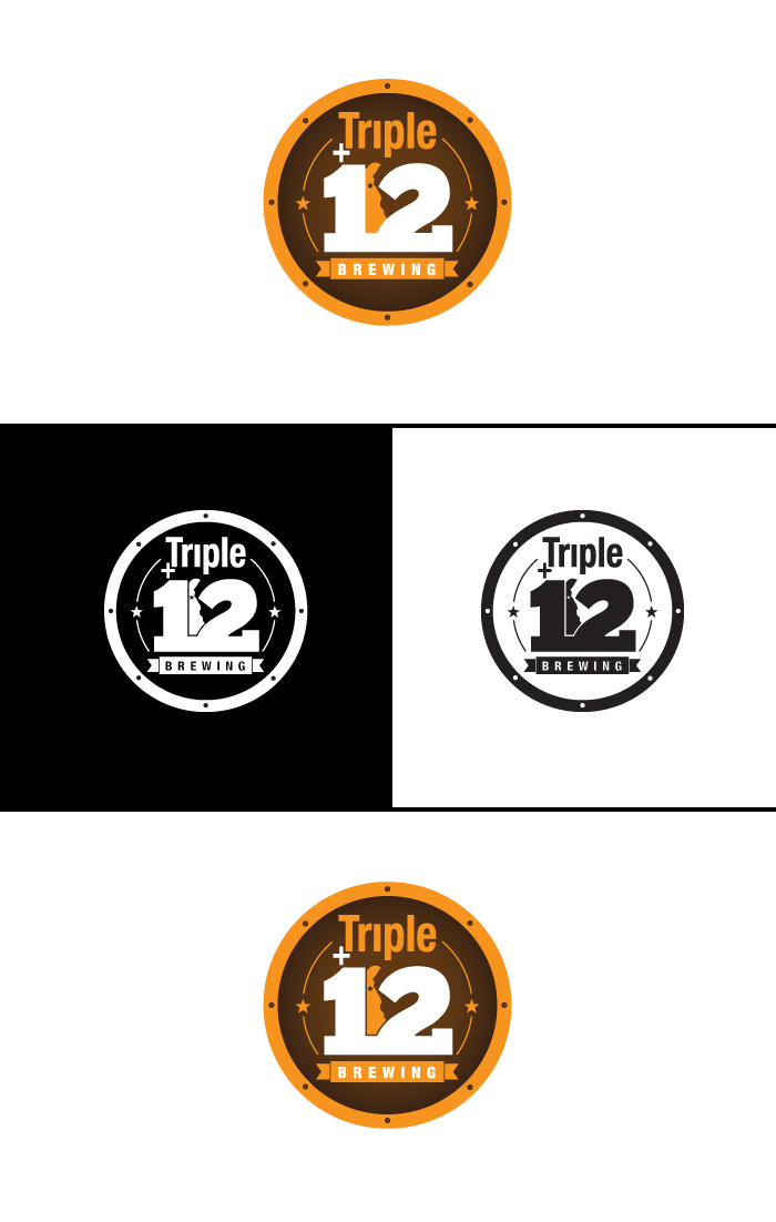 Logo-Design von Zee für Triple 12 Brewing | Design: #2105404