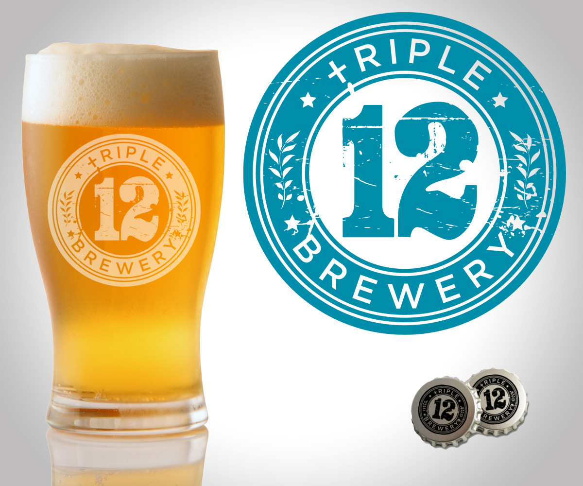 Logo Design by Keane Designs for Triple 12 Brewing | Design #2096521