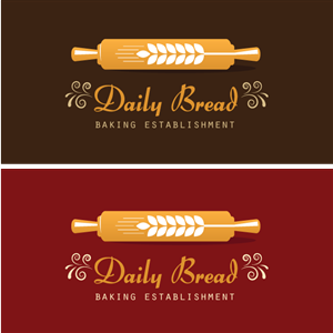 Daily Bread Baking Establishment | Logo Design by dalia sanad
