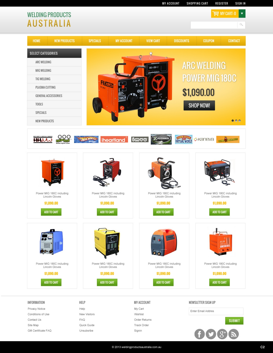 Diseño Web por pb para Hunter Valley Welding Hire pty ltd | Diseño #1972751