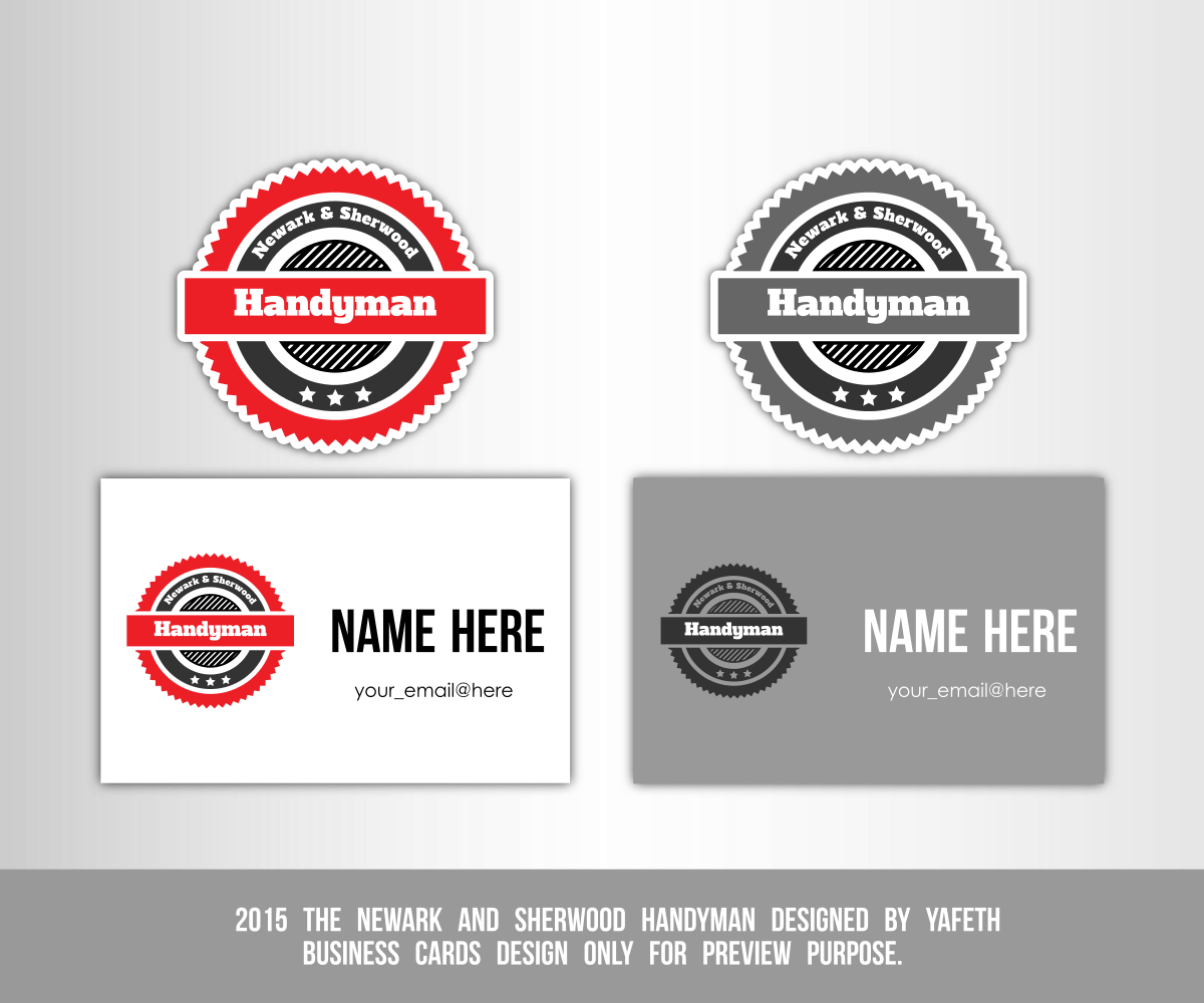 Logo Design by Yafeth T. B. for Newark & Sherwood Handyman | Design #8461755