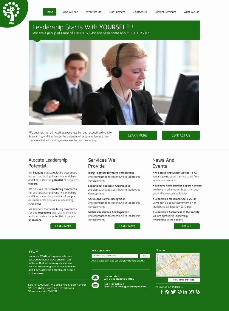 Wordpress Design by Oxygen Creatives for ALP | Design #2035129