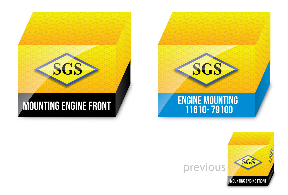 Diseño de Empaque por JCR para SGS Rubber | Diseño #2003556