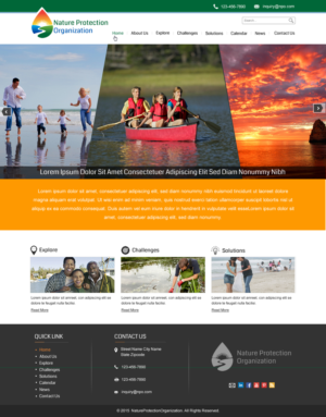 Web Design by harmi_199 for Water Words That Work LLC | Design: #8392764