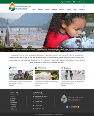 Web Design by harmi_199 for Water Words That Work LLC | Design: #8393294