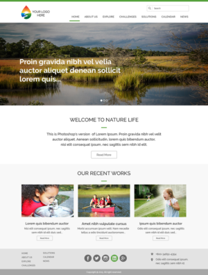 Website Design for Nature Protection Organization | Web Design by creativoangle
