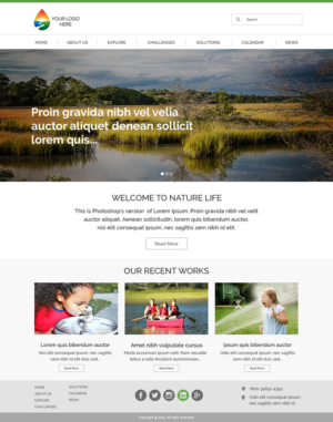 Web Design by creativoangle for Water Words That Work LLC | Design: #8389829