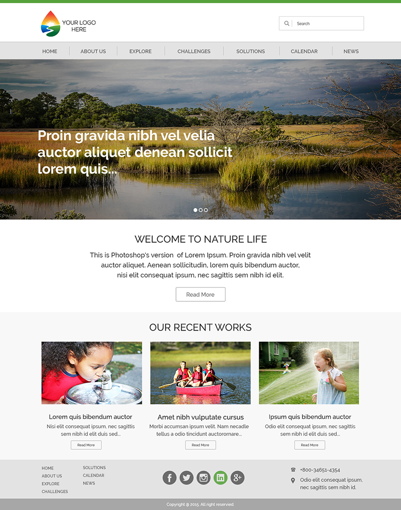 Web Design by creativoangle for Water Words That Work LLC | Design #8389830