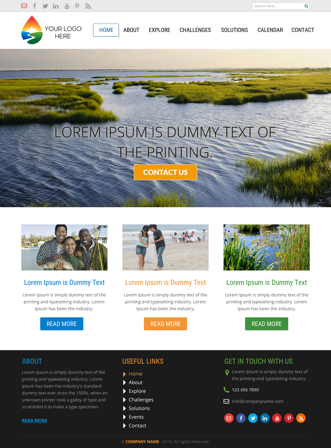 Web Design by rightway for Water Words That Work LLC | Design #8392709