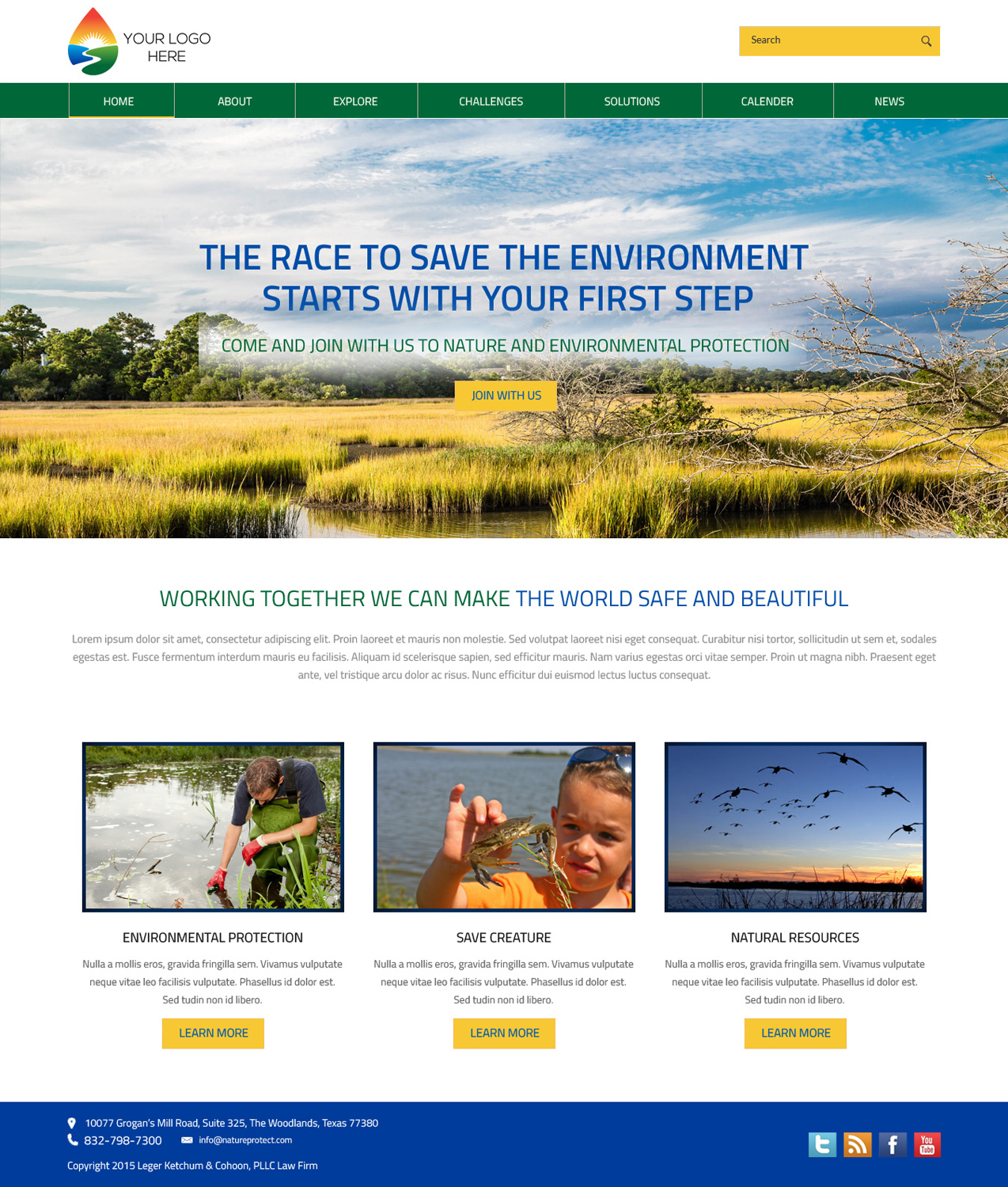 Web Design by SJ-Designer for Water Words That Work LLC | Design #8395417