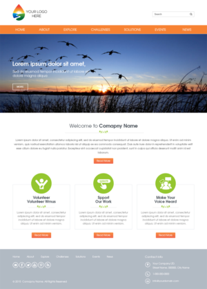 Web Design by RupalTechno for Water Words That Work LLC | Design #8409333