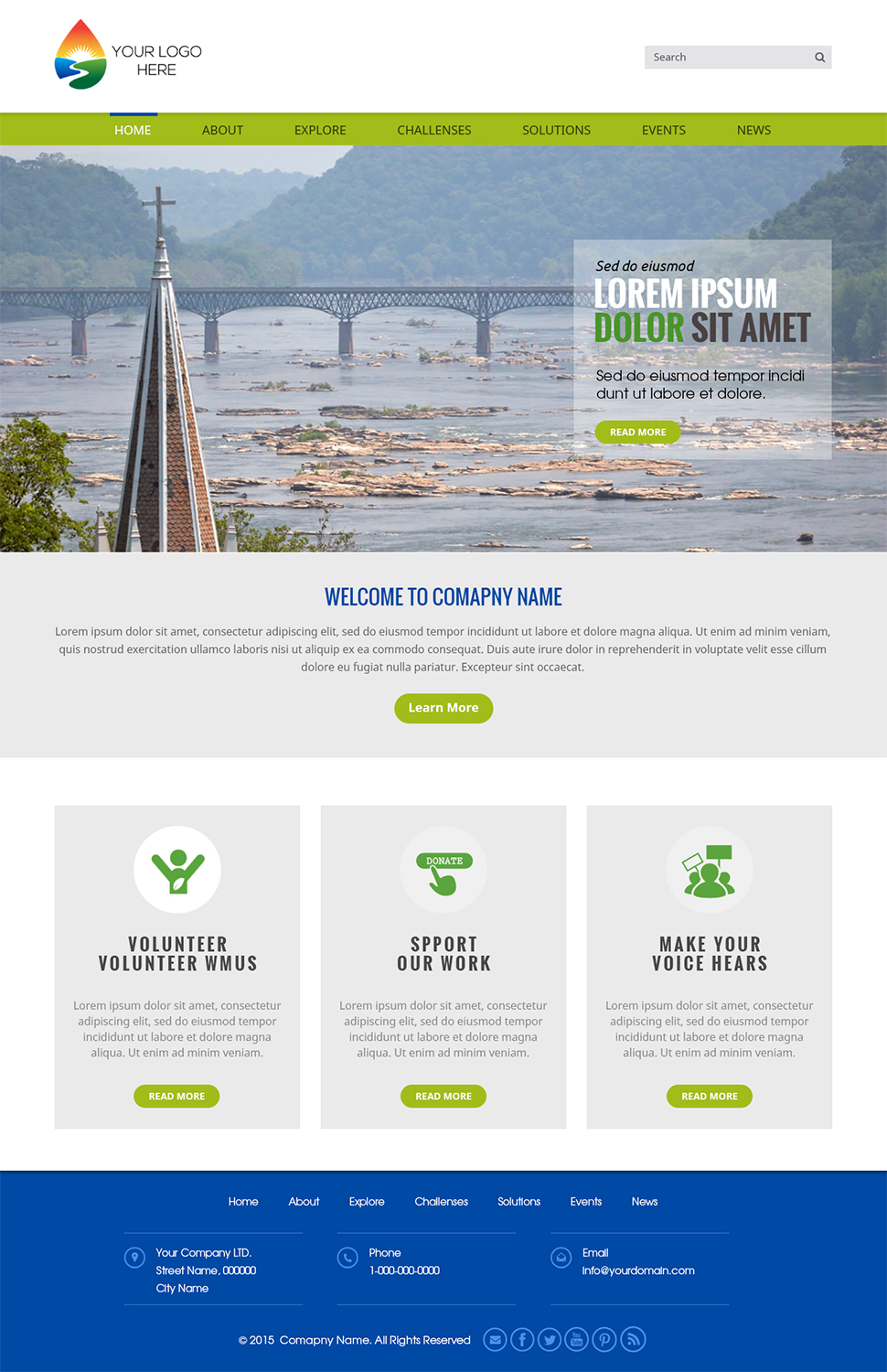 Web Design by RupalTechno for Water Words That Work LLC | Design #8410331