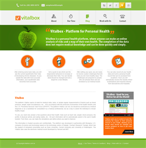 Web Design by Tariq Shamim for SeaBee Ventures | Design: #1991017