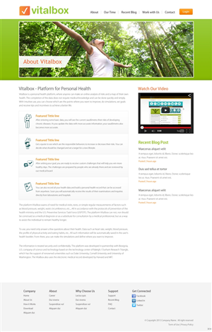 Web Design by pb for SeaBee Ventures | Design: #1972740