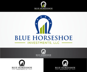 Diseño de Logo por sangeloenriquez para Blue Horseshoe Investments, LLC  | Diseño #8390877