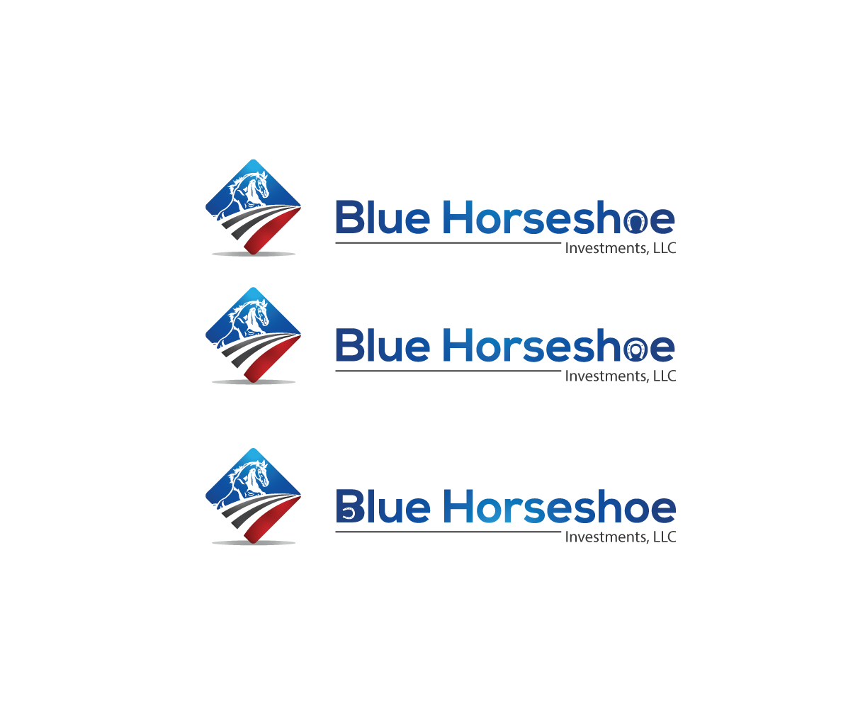 Diseño de Logo por Khan01 para Blue Horseshoe Investments, LLC  | Diseño #8411881