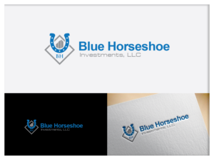 Diseño de Logo por ArtMissile para Blue Horseshoe Investments, LLC  | Diseño: #8427947