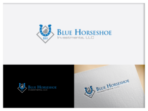 Diseño de Logo por ArtMissile para Blue Horseshoe Investments, LLC  | Diseño: #8427963