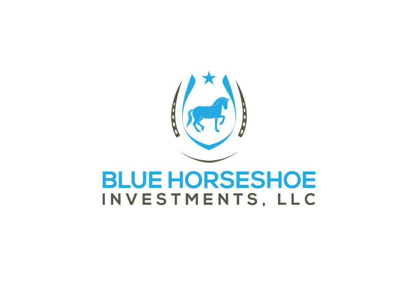 Diseño de Logo por DESIGN Services JK para Blue Horseshoe Investments, LLC  | Diseño #8388841
