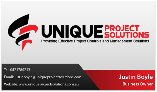 Business Card Design by pb for Unique Project Solutions | Design #1971964