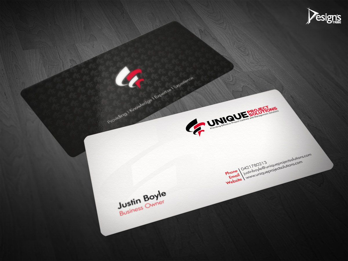 Visitenkarten-Design von DesignsTRIBE für Unique Project Solutions | Design #1969957