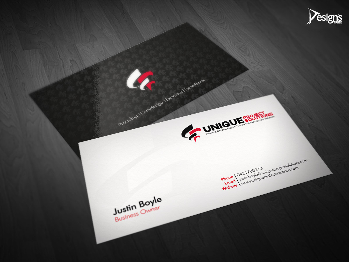 Business Card Design by DesignsTRIBE for Unique Project Solutions | Design #1969960