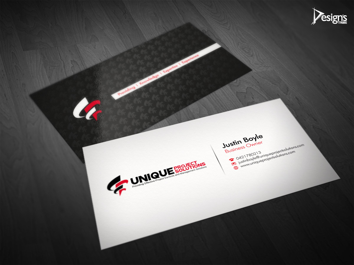 Design de Carte de Visite par DesignsTRIBE pour Unique Project Solutions | Design #1970027