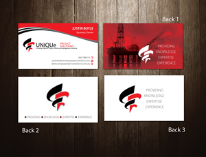 Business Card Design by meet007 for Unique Project Solutions | Design: #1973037