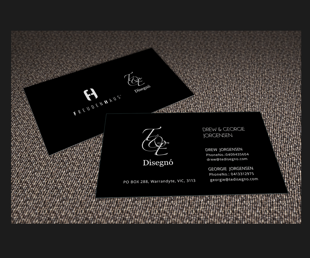 Business Card Design by Sucre for T&E Disegno | Design #1976279