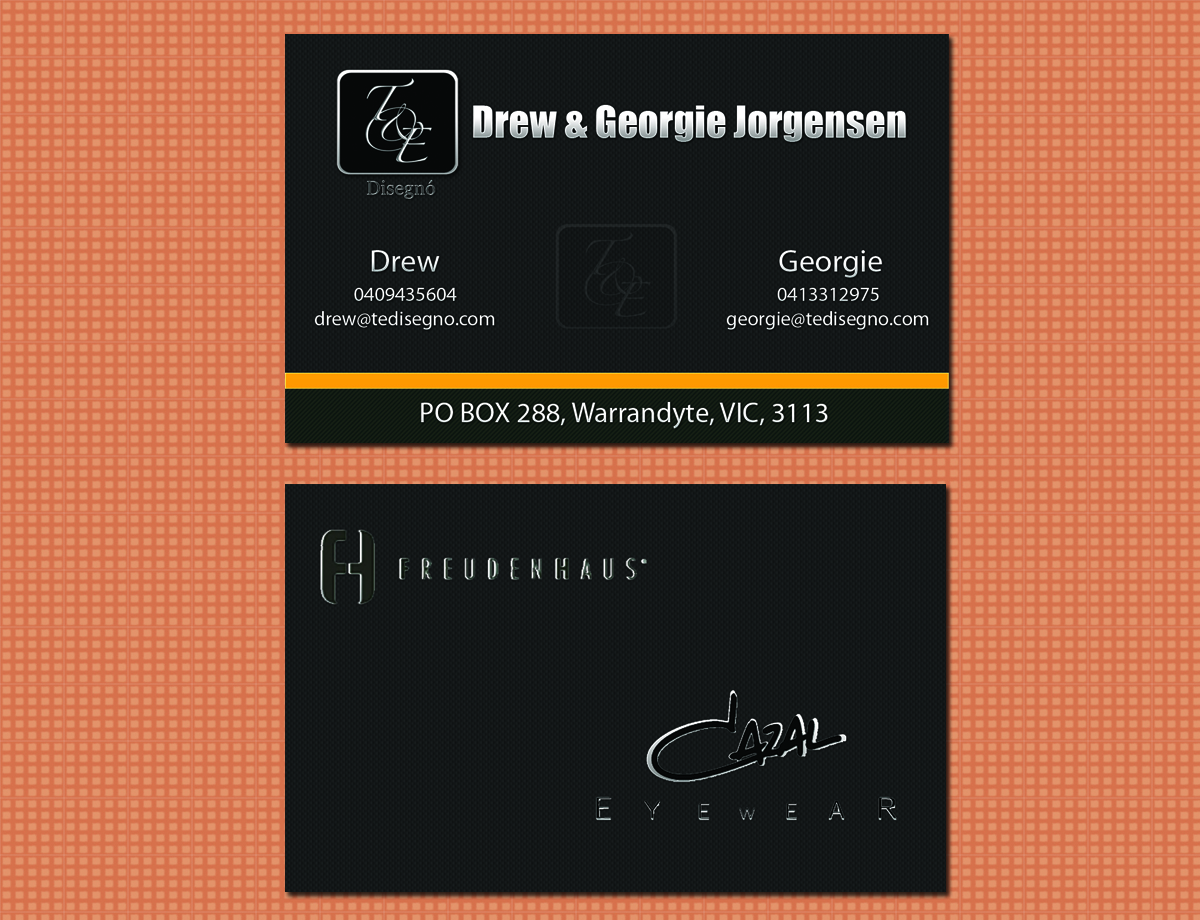 Diseño de Tarjeta de Presentación por Akaram Advertising para T&E Disegno | Diseño #1981524