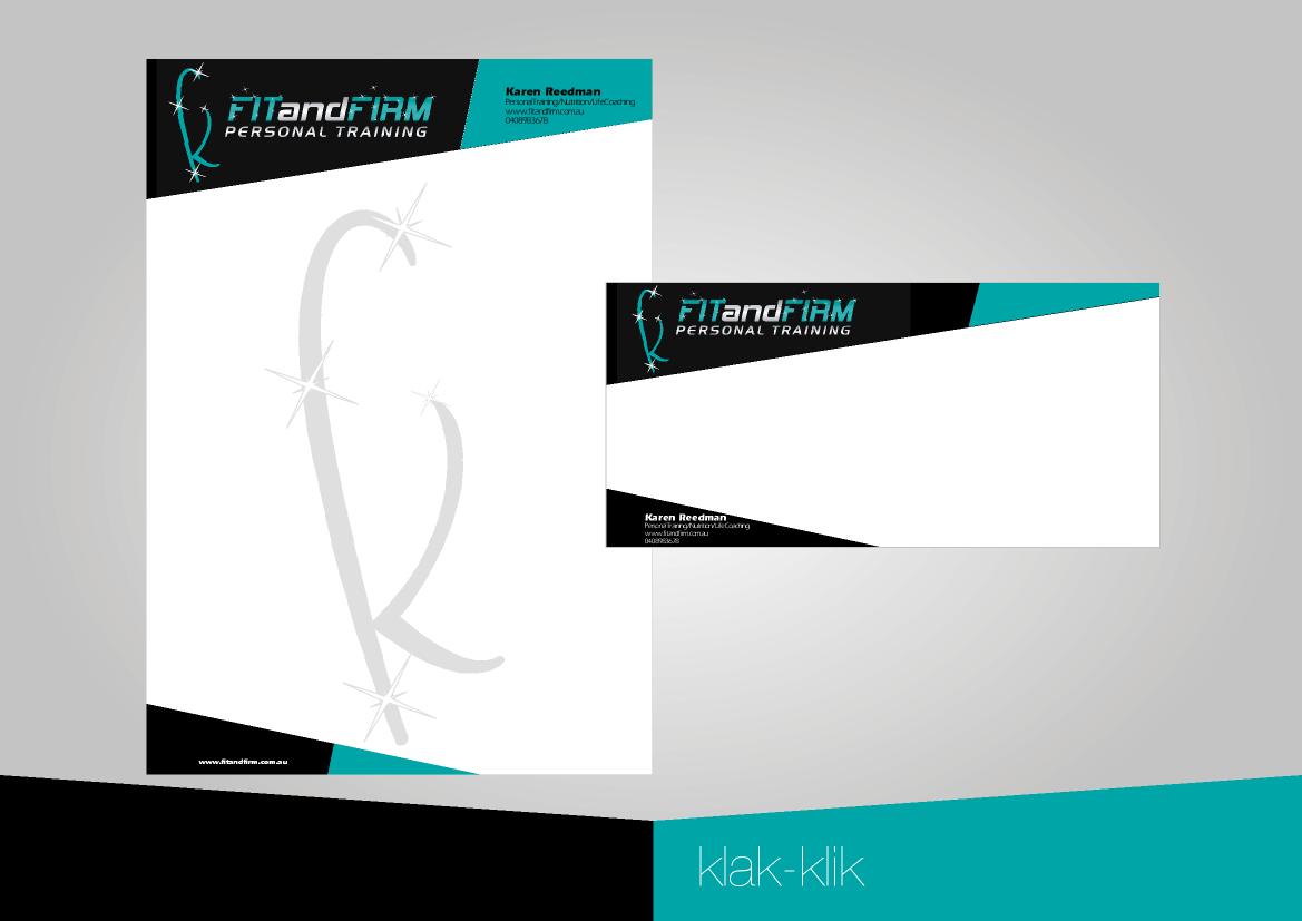 Letterhead Design by cakalie for Fit and Firm Personal Training | Design #1978366